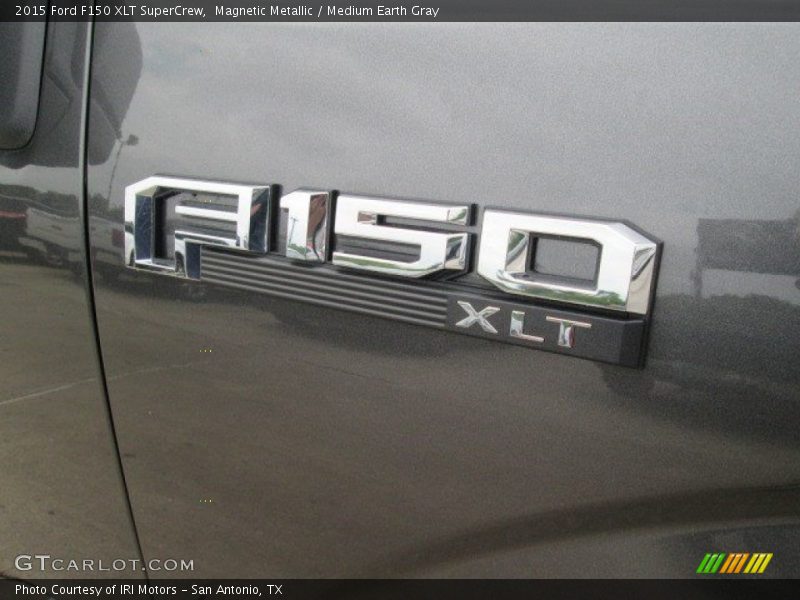 Magnetic Metallic / Medium Earth Gray 2015 Ford F150 XLT SuperCrew