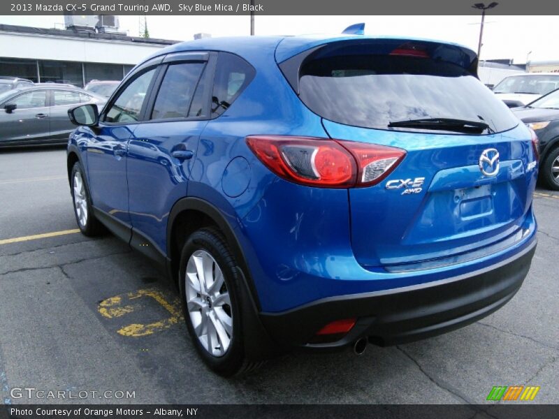 Sky Blue Mica / Black 2013 Mazda CX-5 Grand Touring AWD