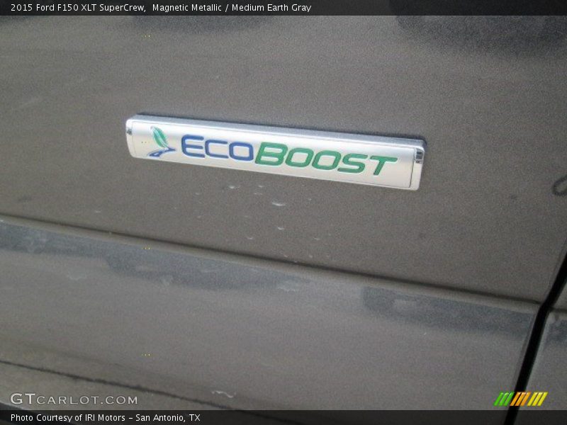 Magnetic Metallic / Medium Earth Gray 2015 Ford F150 XLT SuperCrew