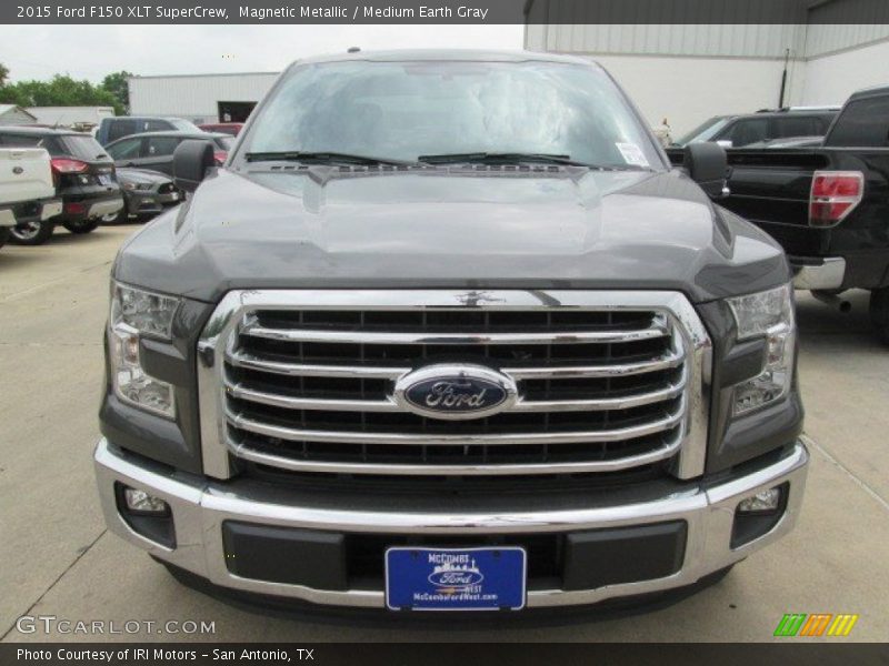 Magnetic Metallic / Medium Earth Gray 2015 Ford F150 XLT SuperCrew