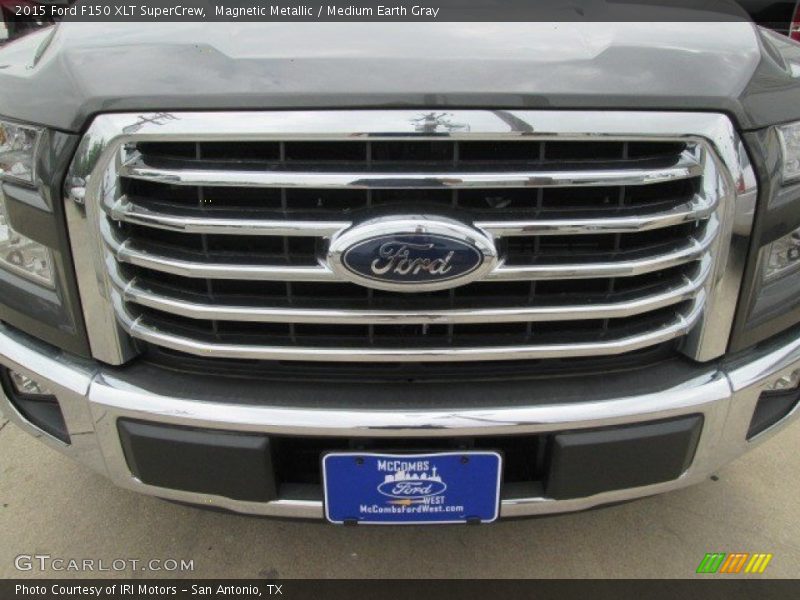 Magnetic Metallic / Medium Earth Gray 2015 Ford F150 XLT SuperCrew