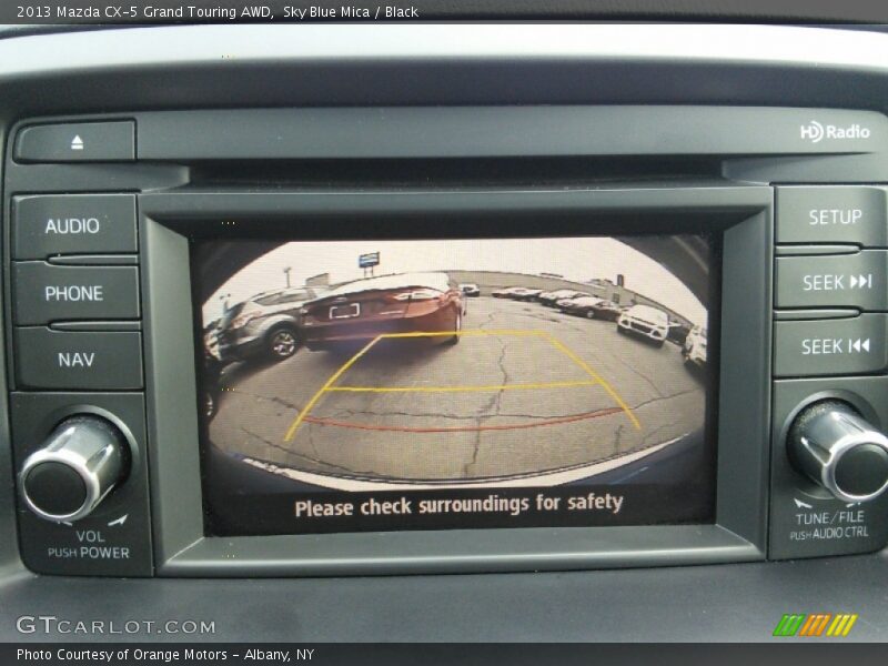 Sky Blue Mica / Black 2013 Mazda CX-5 Grand Touring AWD