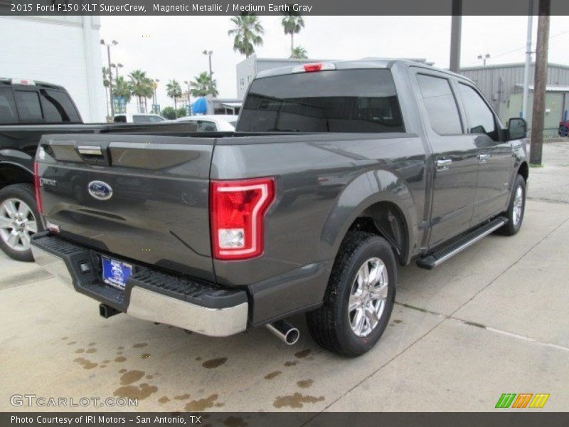 Magnetic Metallic / Medium Earth Gray 2015 Ford F150 XLT SuperCrew