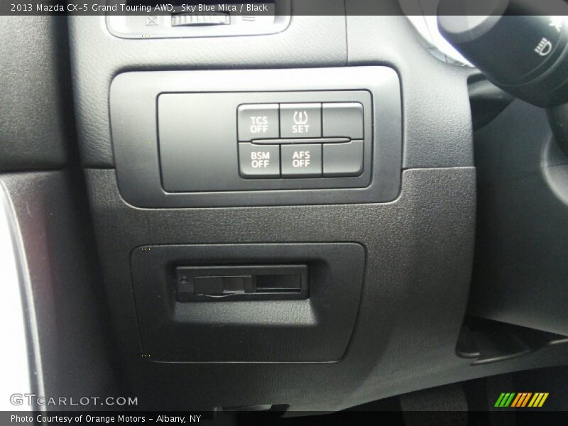 Sky Blue Mica / Black 2013 Mazda CX-5 Grand Touring AWD