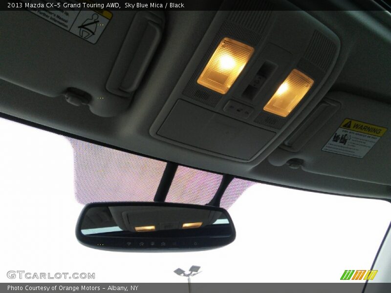 Sky Blue Mica / Black 2013 Mazda CX-5 Grand Touring AWD