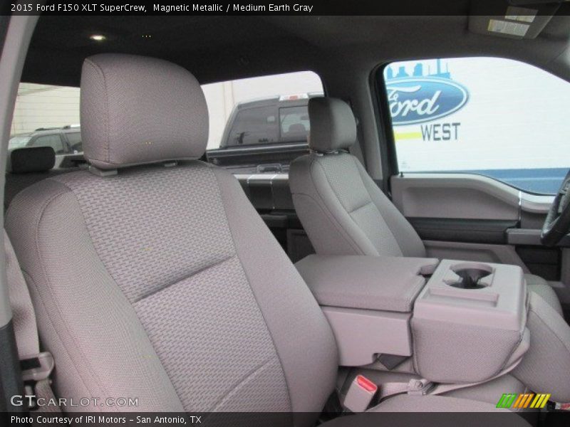 Magnetic Metallic / Medium Earth Gray 2015 Ford F150 XLT SuperCrew