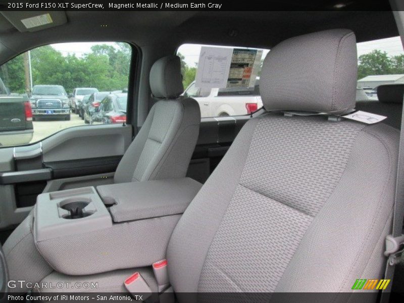 Magnetic Metallic / Medium Earth Gray 2015 Ford F150 XLT SuperCrew