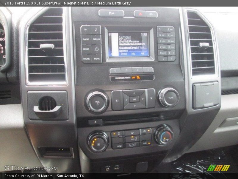 Magnetic Metallic / Medium Earth Gray 2015 Ford F150 XLT SuperCrew