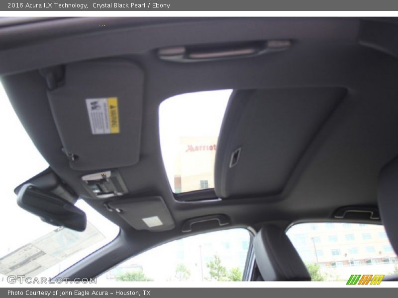 Crystal Black Pearl / Ebony 2016 Acura ILX Technology