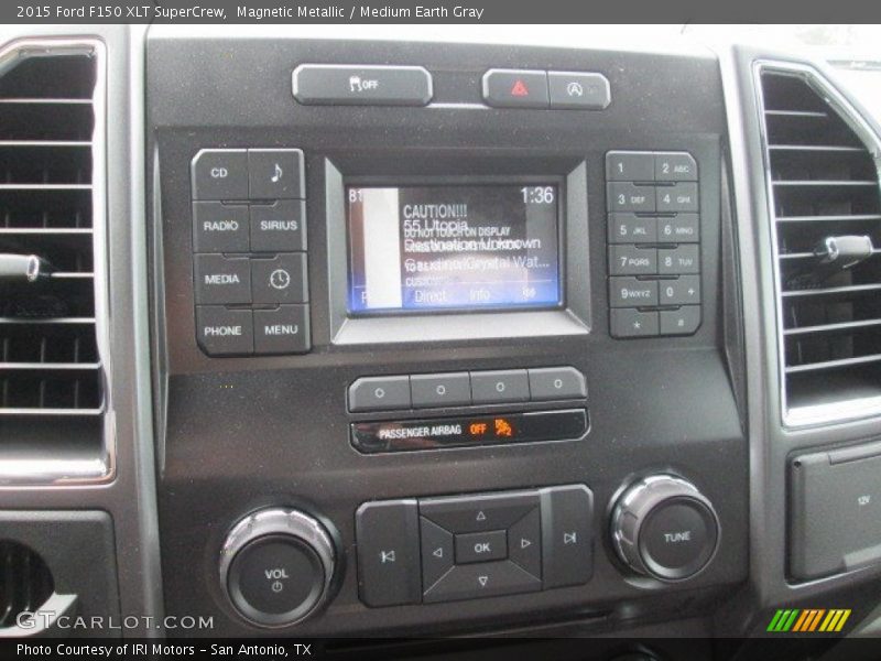 Magnetic Metallic / Medium Earth Gray 2015 Ford F150 XLT SuperCrew