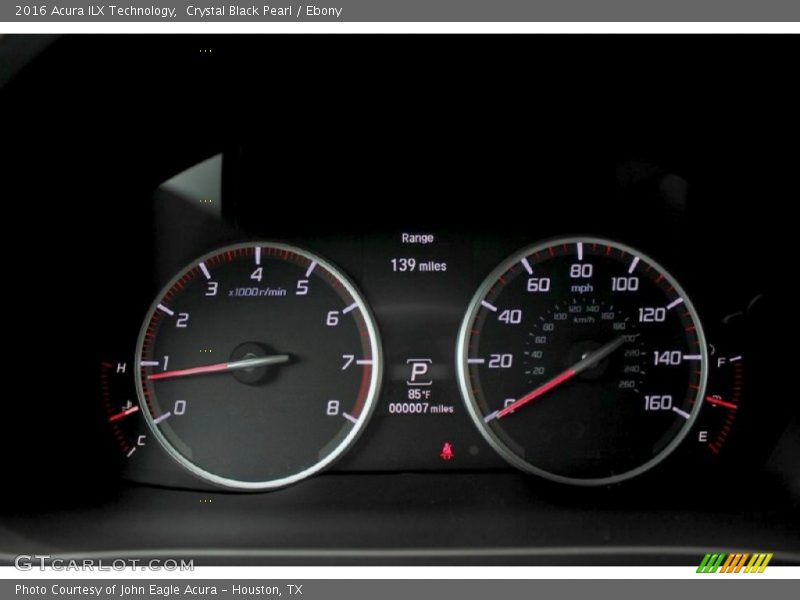 Crystal Black Pearl / Ebony 2016 Acura ILX Technology