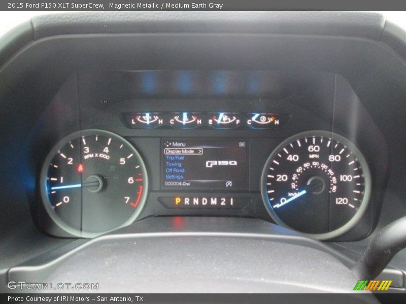Magnetic Metallic / Medium Earth Gray 2015 Ford F150 XLT SuperCrew