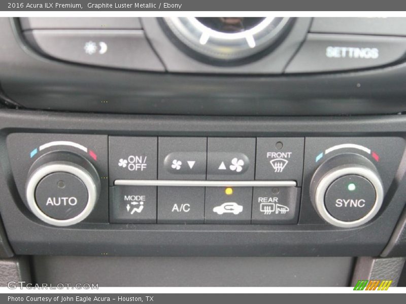 Graphite Luster Metallic / Ebony 2016 Acura ILX Premium