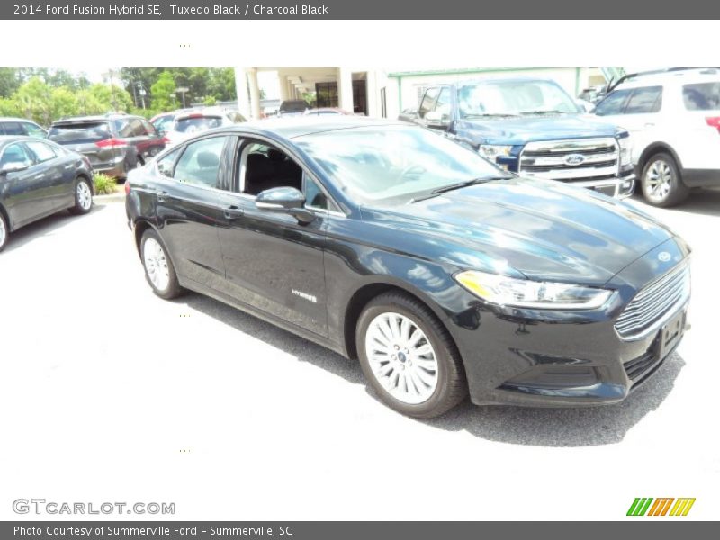 Tuxedo Black / Charcoal Black 2014 Ford Fusion Hybrid SE