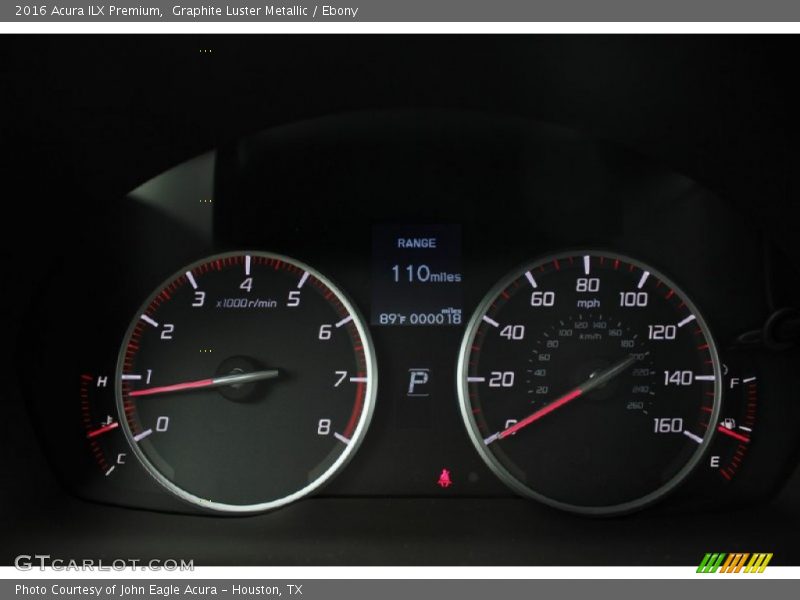Graphite Luster Metallic / Ebony 2016 Acura ILX Premium