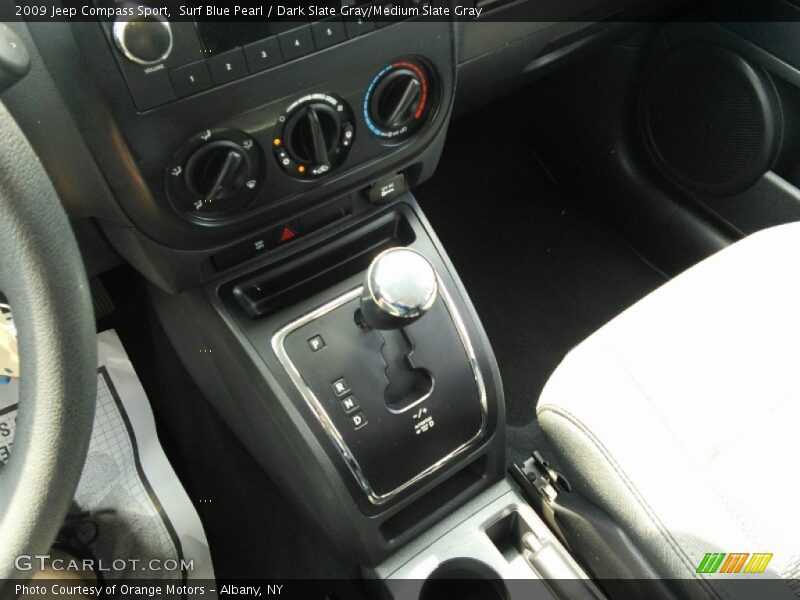 Surf Blue Pearl / Dark Slate Gray/Medium Slate Gray 2009 Jeep Compass Sport