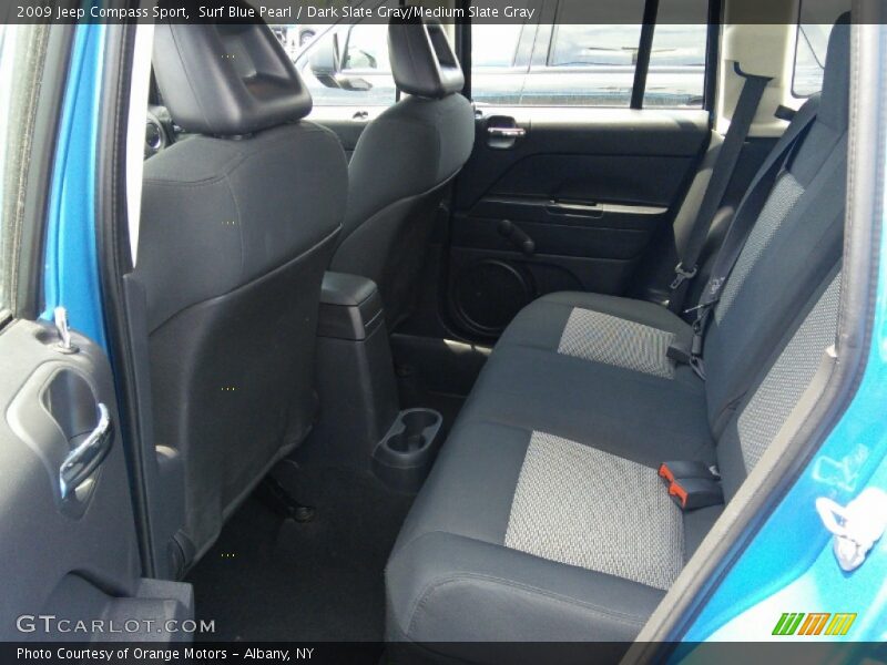 Surf Blue Pearl / Dark Slate Gray/Medium Slate Gray 2009 Jeep Compass Sport