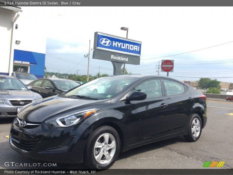 Blue / Gray 2014 Hyundai Elantra SE Sedan