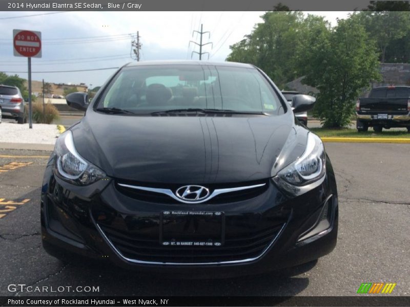Blue / Gray 2014 Hyundai Elantra SE Sedan