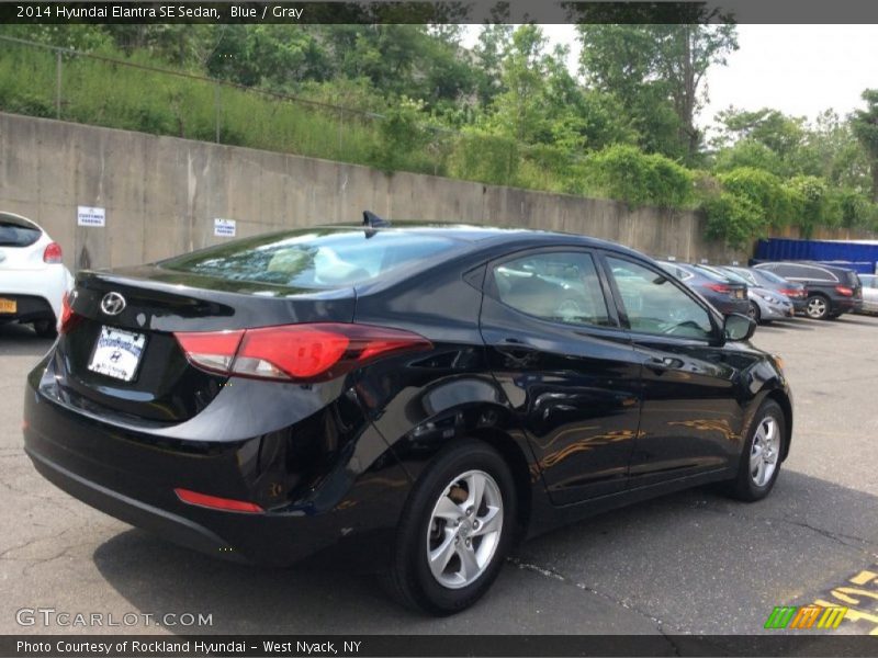 Blue / Gray 2014 Hyundai Elantra SE Sedan