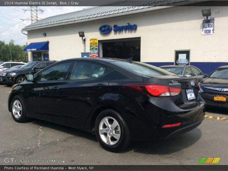 Blue / Gray 2014 Hyundai Elantra SE Sedan