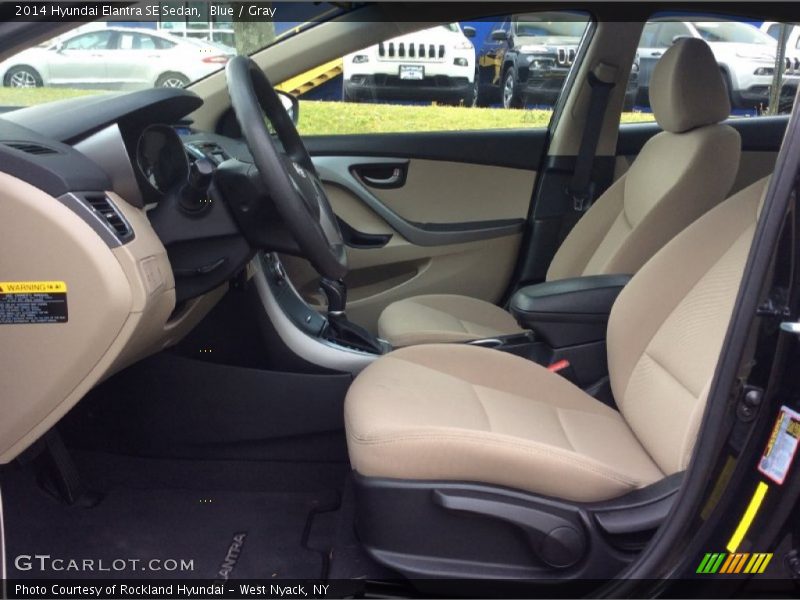 Blue / Gray 2014 Hyundai Elantra SE Sedan