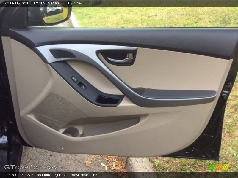 Blue / Gray 2014 Hyundai Elantra SE Sedan