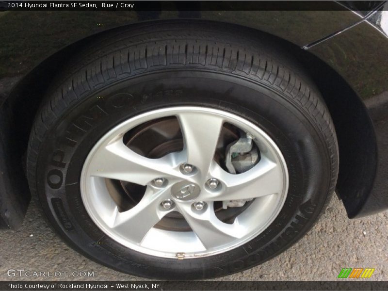 Blue / Gray 2014 Hyundai Elantra SE Sedan