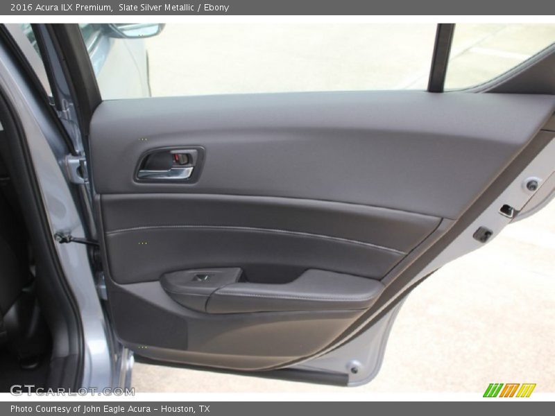Slate Silver Metallic / Ebony 2016 Acura ILX Premium