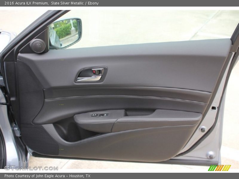 Slate Silver Metallic / Ebony 2016 Acura ILX Premium