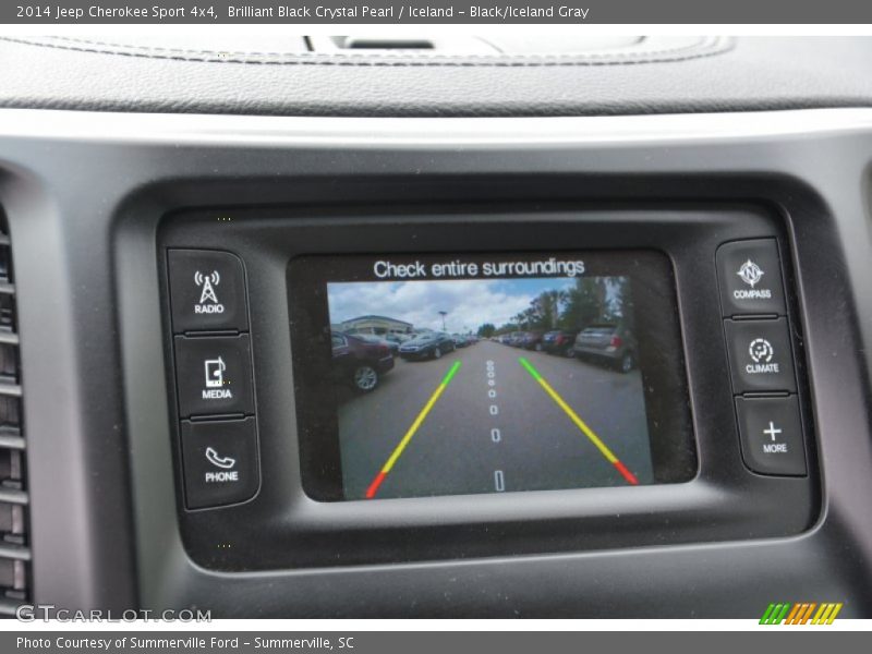 Brilliant Black Crystal Pearl / Iceland - Black/Iceland Gray 2014 Jeep Cherokee Sport 4x4