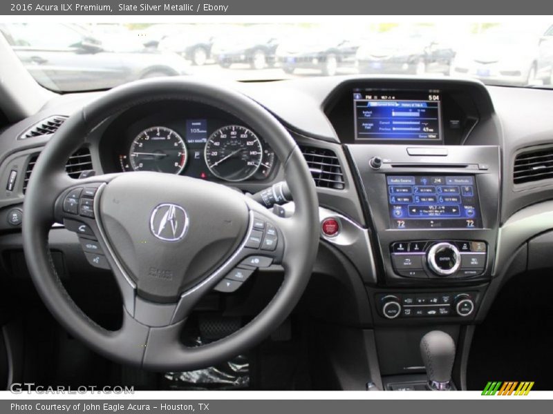 Slate Silver Metallic / Ebony 2016 Acura ILX Premium