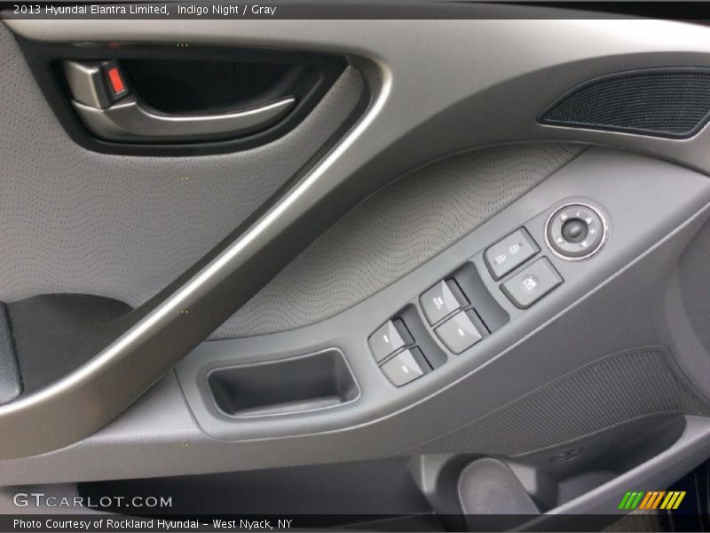 Indigo Night / Gray 2013 Hyundai Elantra Limited