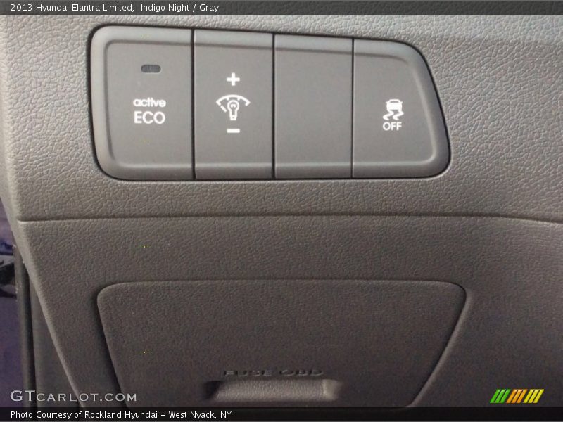 Indigo Night / Gray 2013 Hyundai Elantra Limited