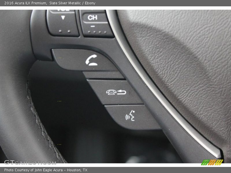 Slate Silver Metallic / Ebony 2016 Acura ILX Premium