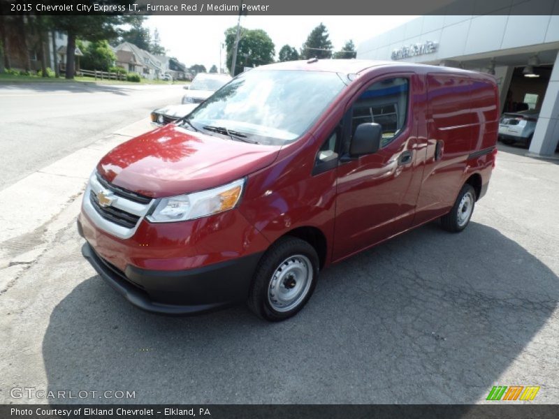 Furnace Red / Medium Pewter 2015 Chevrolet City Express LT