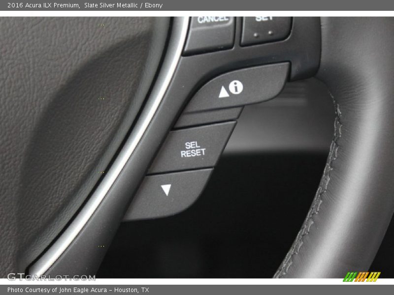 Slate Silver Metallic / Ebony 2016 Acura ILX Premium
