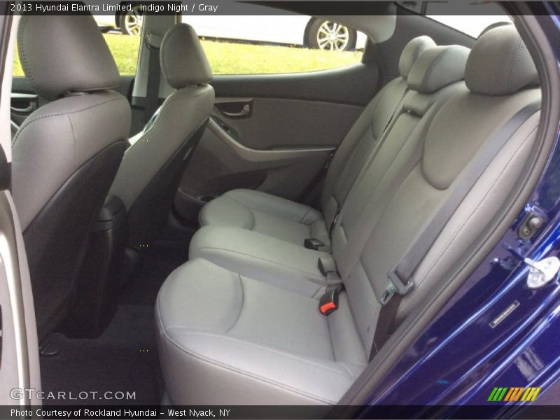 Indigo Night / Gray 2013 Hyundai Elantra Limited