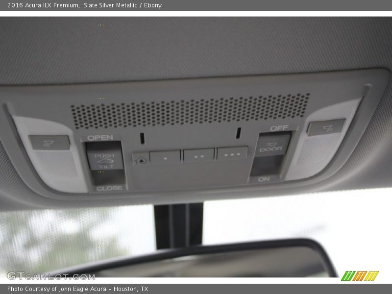 Slate Silver Metallic / Ebony 2016 Acura ILX Premium