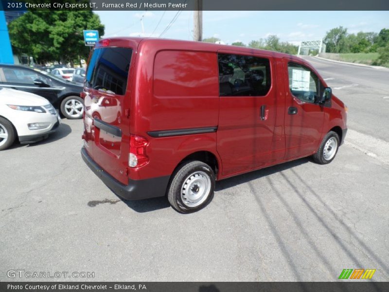 Furnace Red / Medium Pewter 2015 Chevrolet City Express LT