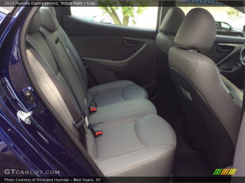 Indigo Night / Gray 2013 Hyundai Elantra Limited