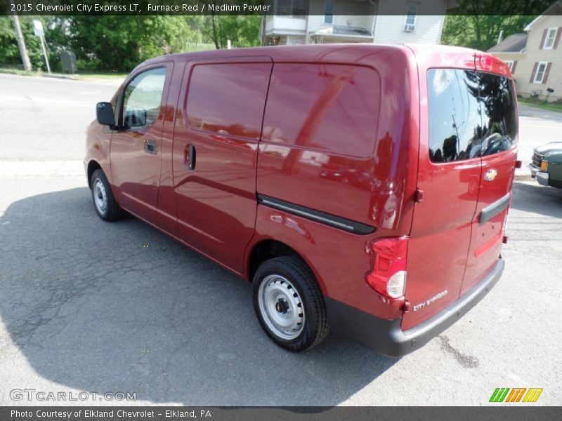 Furnace Red / Medium Pewter 2015 Chevrolet City Express LT