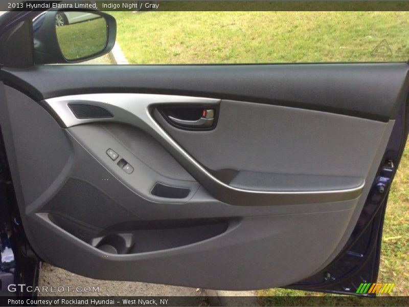 Indigo Night / Gray 2013 Hyundai Elantra Limited