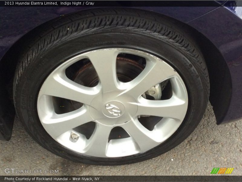 Indigo Night / Gray 2013 Hyundai Elantra Limited