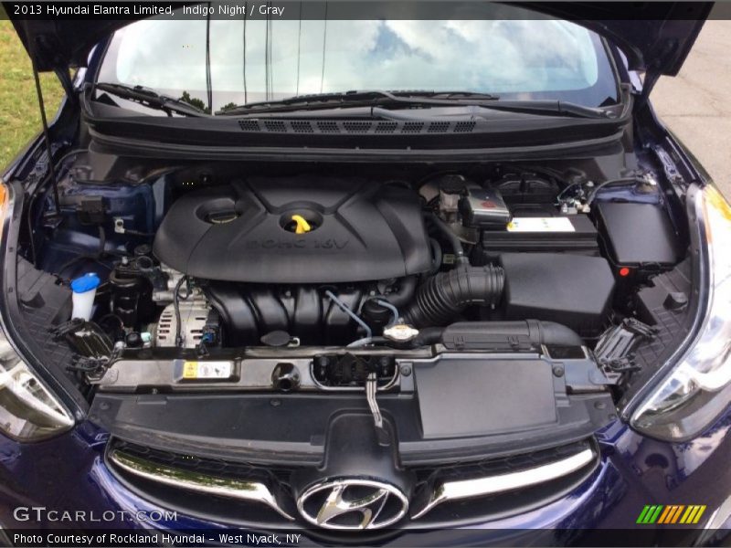 Indigo Night / Gray 2013 Hyundai Elantra Limited