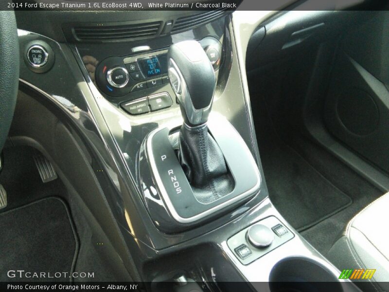 White Platinum / Charcoal Black 2014 Ford Escape Titanium 1.6L EcoBoost 4WD