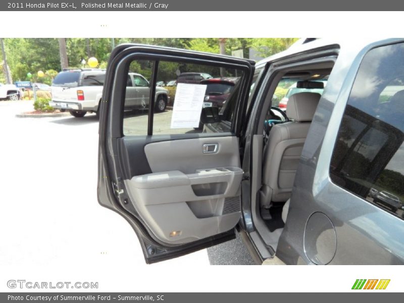 Polished Metal Metallic / Gray 2011 Honda Pilot EX-L