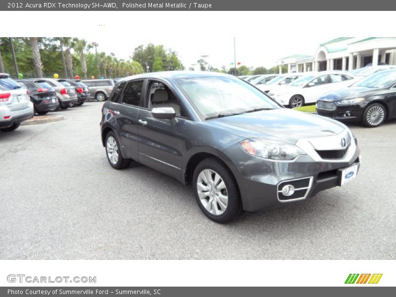 Polished Metal Metallic / Taupe 2012 Acura RDX Technology SH-AWD
