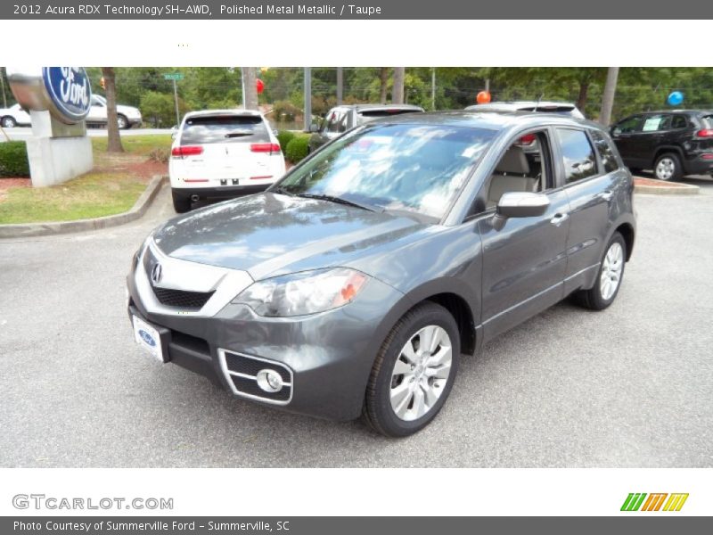 Polished Metal Metallic / Taupe 2012 Acura RDX Technology SH-AWD