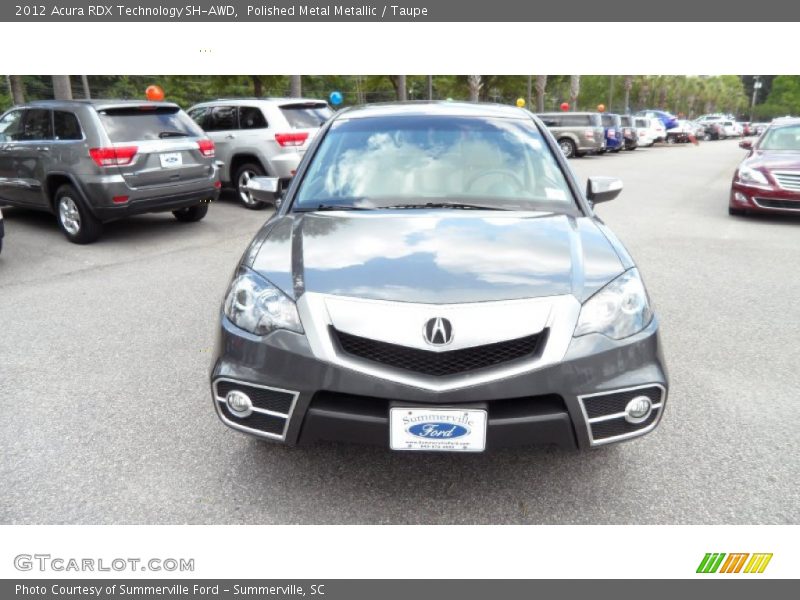 Polished Metal Metallic / Taupe 2012 Acura RDX Technology SH-AWD